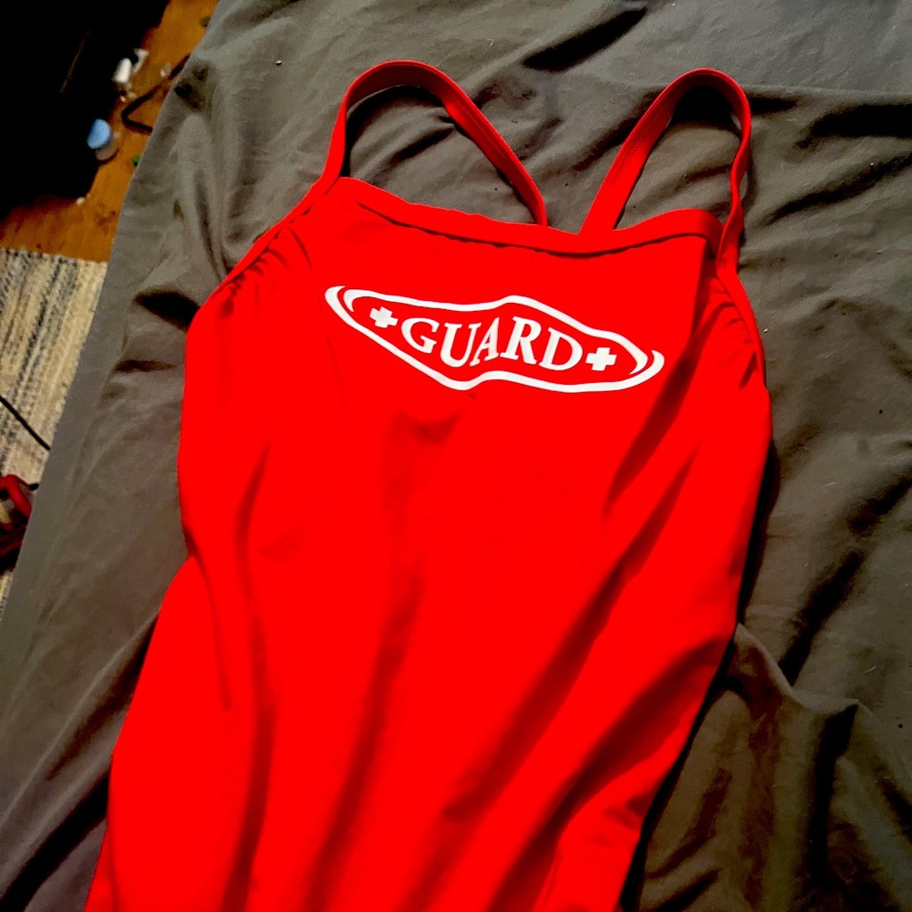 Lifeguard one piece swimsuit